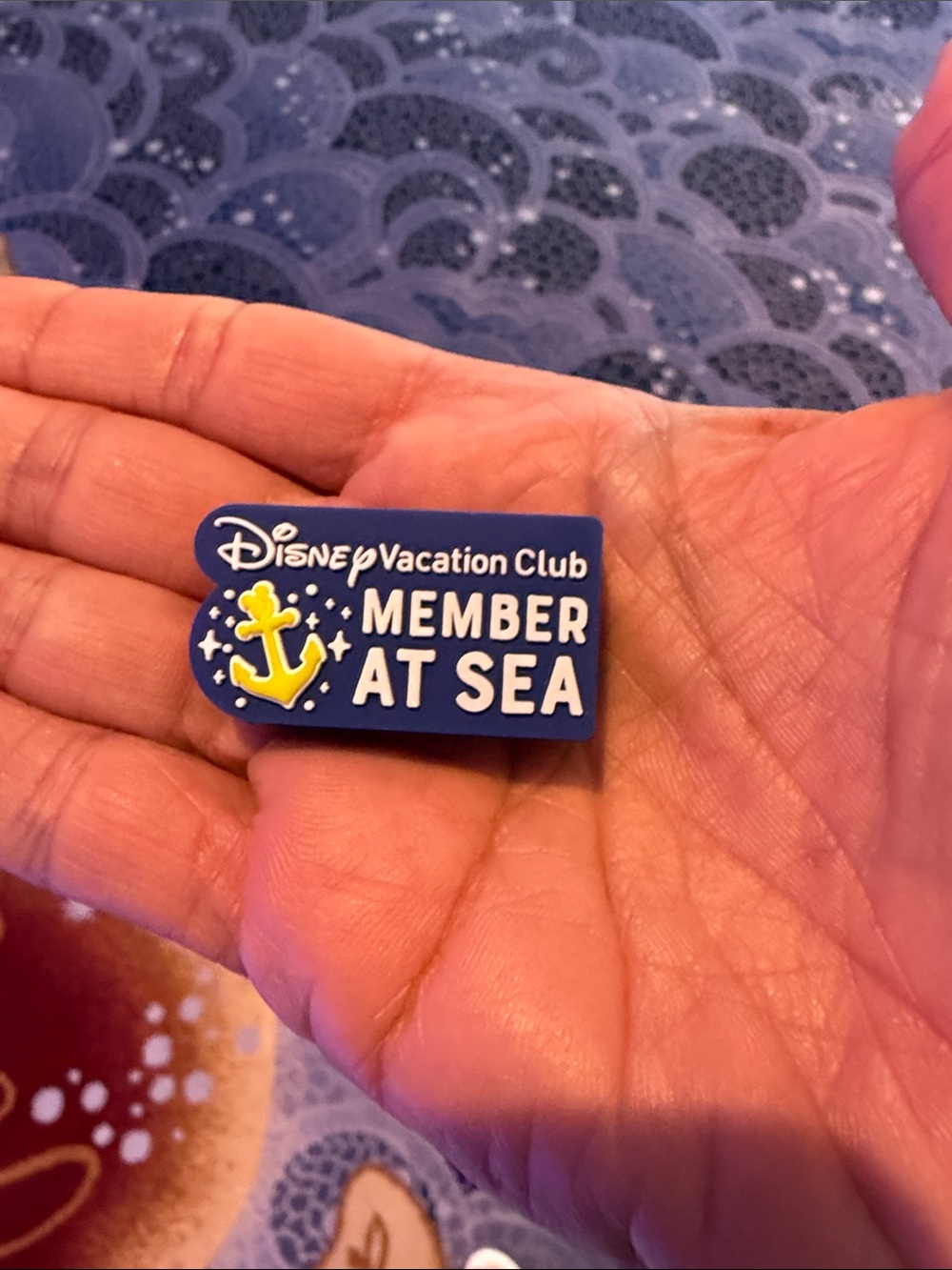 Disney Vacation Club "Member At Sea" Rubber Magic Band Slider